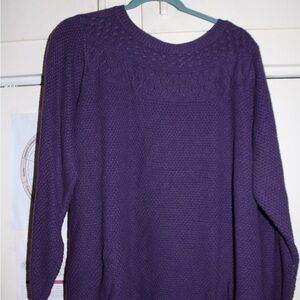Purple Knit Sweater